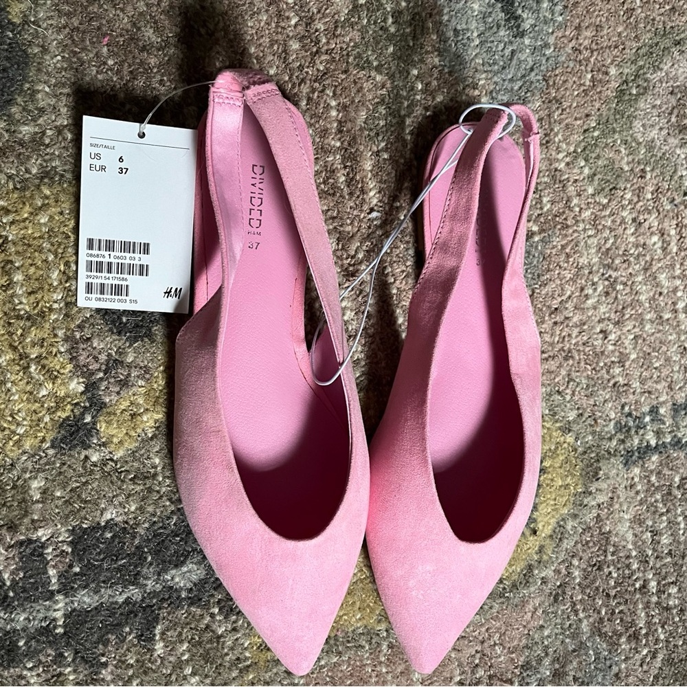 H&M Pink Slingbacks
